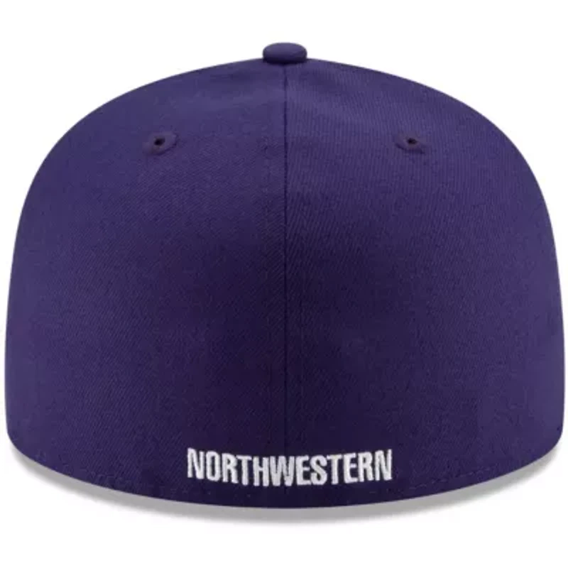 NCAA Northwestern Wildcats Primary Team Logo Basic 59FIFTY Fitted Hat