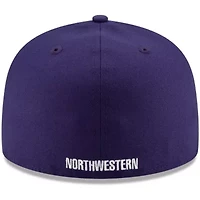 NCAA Northwestern Wildcats Primary Team Logo Basic 59FIFTY Fitted Hat