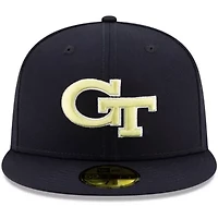 Georgia Tech Yellow Jackets NCAA Primary Team Logo Basic 59FIFTY Fitted Hat