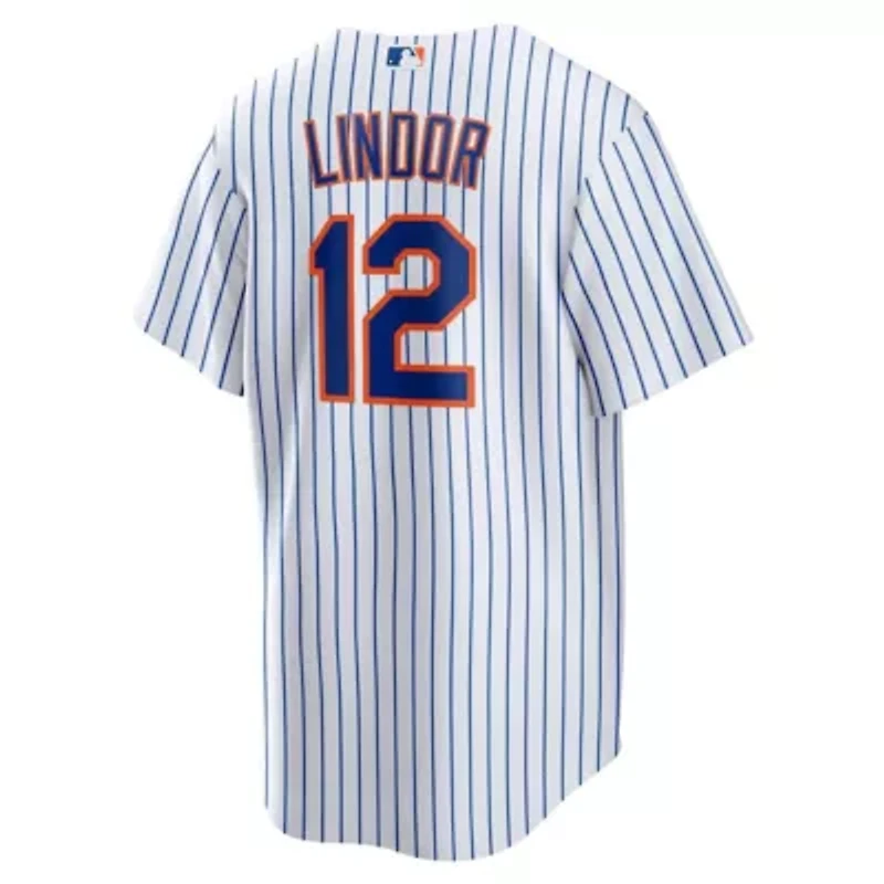 MLB Nike Francisco Lindor New York Mets Home Replica Player Jersey