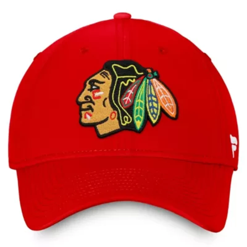 NHL Fanatics Chicago Blackhawks Core Primary Logo Flex Hat