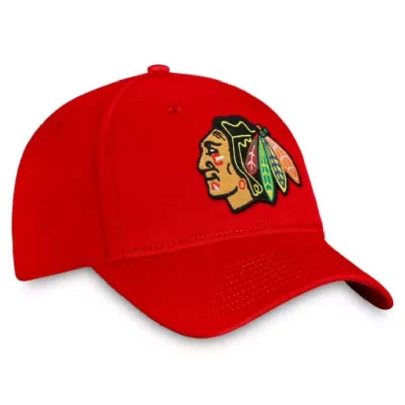 NHL Fanatics Chicago Blackhawks Core Primary Logo Flex Hat