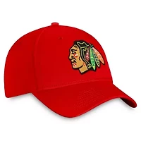 NHL Fanatics Chicago Blackhawks Core Primary Logo Flex Hat