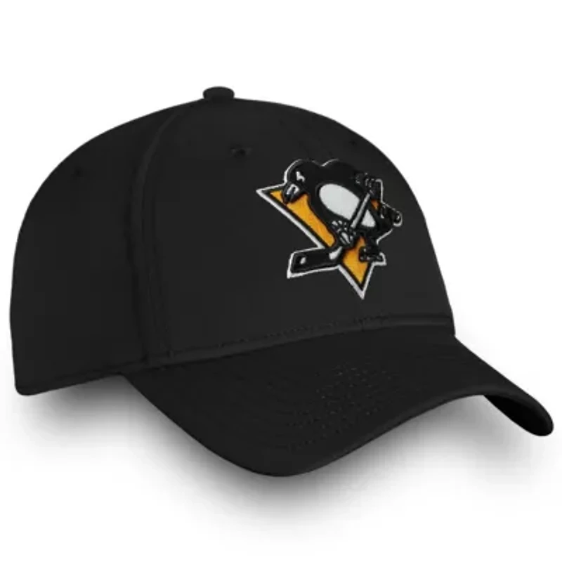 NHL Fanatics Pittsburgh Penguins Core Primary Logo Flex Hat