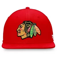 NHL Fanatics Chicago Blackhawks Core Primary Logo Snapback Hat