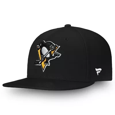 NHL Fanatics Pittsburgh Penguins Core Primary Logo Snapback Hat