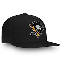 NHL Fanatics Pittsburgh Penguins Core Primary Logo Snapback Hat