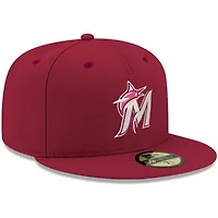 MLB Miami Marlins Logo 59FIFTY Fitted Hat