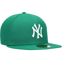 MLB Kelly New York Yankees Logo 59FIFTY Fitted Hat