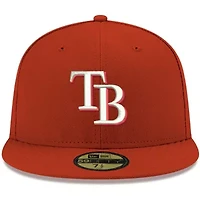 MLB Tampa Bay Rays Logo 59FIFTY Fitted Hat