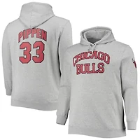 NBA Scottie Pippen ed Chicago Bulls Big & Tall Name Number Pullover Hoodie