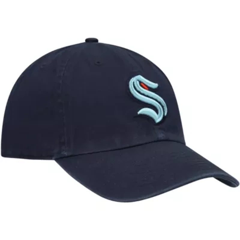 NHL Deep Sea Seattle Kraken Clean Up Adjustable Hat