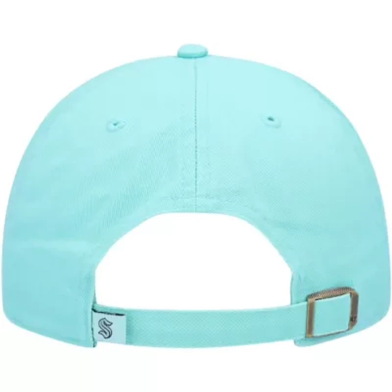 NHL Light Seattle Kraken Logo Clean Up Adjustable Hat