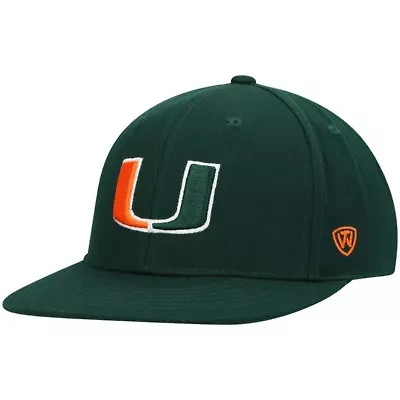 Miami (FL) Hurricanes NCAA Team Color Fitted Hat