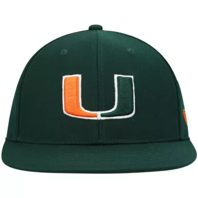 Miami (FL) Hurricanes NCAA Team Color Fitted Hat