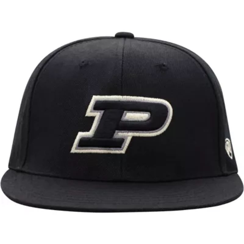 NCAA Purdue Boilermakers Team Color Fitted Hat