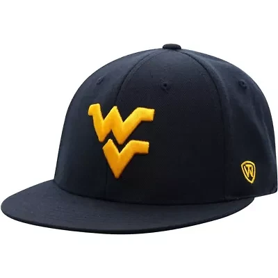 NCAA West Virginia Mountaineers Team Color Fitted Hat