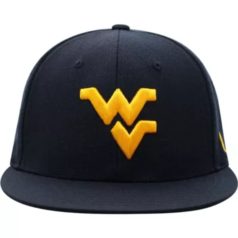 NCAA West Virginia Mountaineers Team Color Fitted Hat