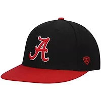 Alabama Crimson Tide NCAA Black/Crimson Team Color Two-Tone Fitted Hat