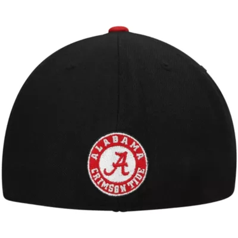 Alabama Crimson Tide NCAA Black/Crimson Team Color Two-Tone Fitted Hat