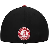 Alabama Crimson Tide NCAA Black/Crimson Team Color Two-Tone Fitted Hat