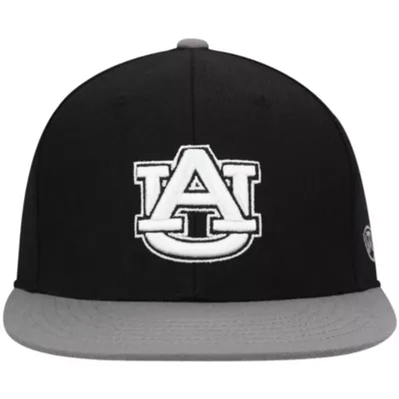 NCAA Black/Gray Auburn Tigers Team Color Two-Tone Fitted Hat