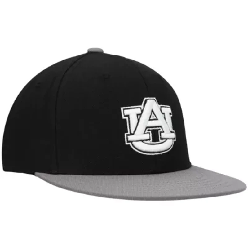 NCAA Black/Gray Auburn Tigers Team Color Two-Tone Fitted Hat