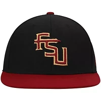 NCAA Black/Garnet Florida State Seminoles Team Color Two-Tone Fitted Hat