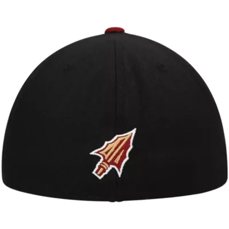 NCAA Black/Garnet Florida State Seminoles Team Color Two-Tone Fitted Hat