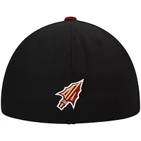 NCAA Black/Garnet Florida State Seminoles Team Color Two-Tone Fitted Hat