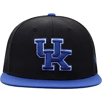 NCAA Black/Royal Kentucky Wildcats Team Color Two-Tone Fitted Hat