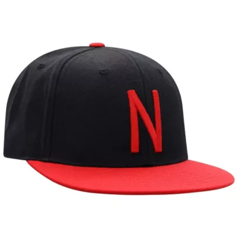 NCAA Black/Scarlet Nebraska Huskers Team Color Two-Tone Fitted Hat