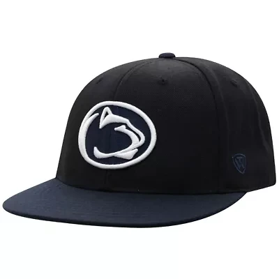 NCAA Black/Navy Penn State Nittany Lions Team Color Two-Tone Fitted Hat