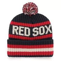 Boston Red Sox MLB Boston Sox Bering Cuffed Knit Hat with Pom