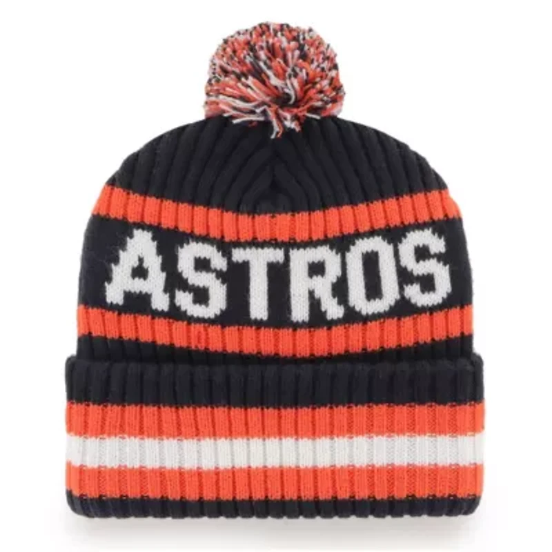 MLB Houston Astros Bering Cuffed Knit Hat with Pom