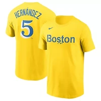 Boston Red Sox MLB Nike Enrique Hernandez City Connect Name & Number T-Shirt