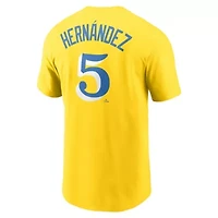 Boston Red Sox MLB Nike Enrique Hernandez City Connect Name & Number T-Shirt