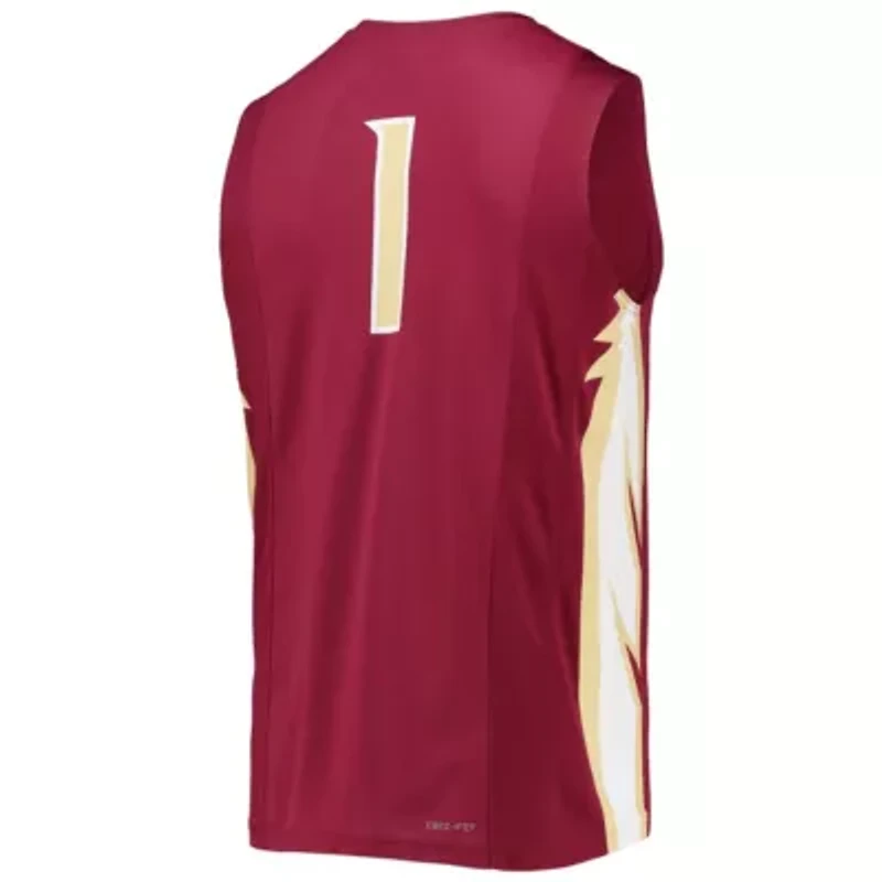 NCAA Nike #1 Florida State Seminoles Team Replica Basketball Jersey