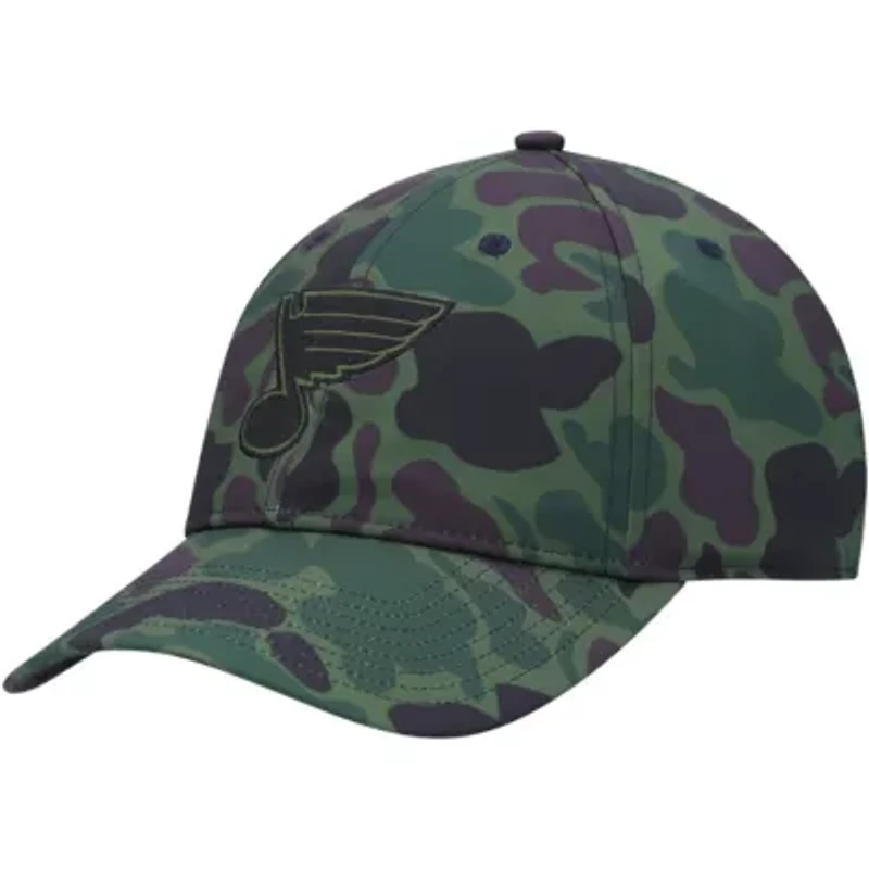 NHL St. Louis Blues Locker Room Primegreen Slouch Adjustable Hat