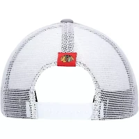 NHL Gray/White Chicago Blackhawks Locker Room Foam Trucker Snapback Hat