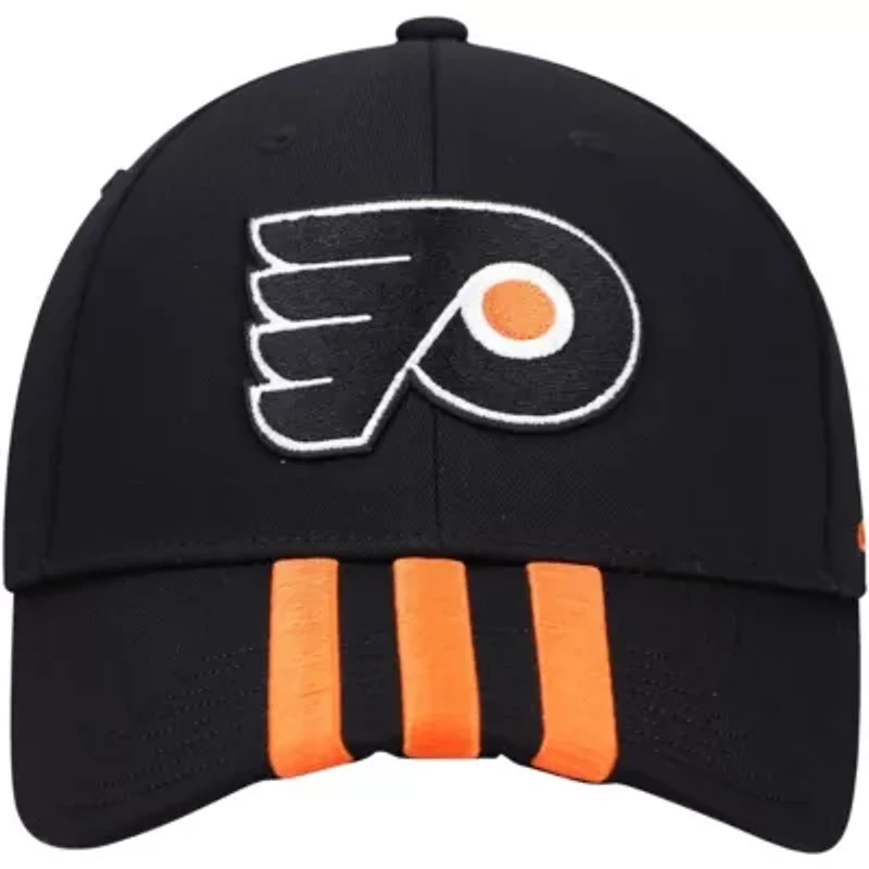 NHL Philadelphia Flyers Locker Room Three Stripe Adjustable Hat