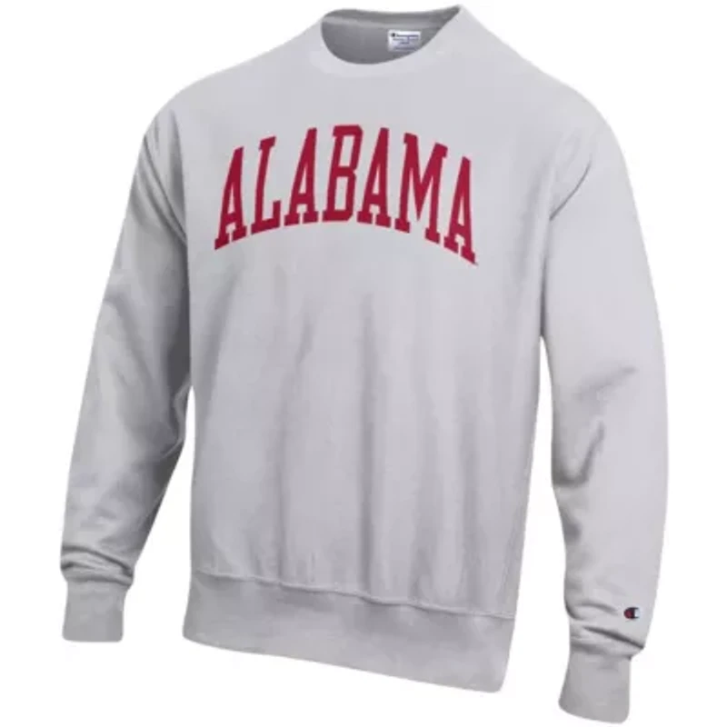 Alabama Crimson Tide NCAA Relaxed Fit Arch Reverse Weave Pullover Sweatshirt
