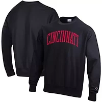 NCAA Cincinnati Bearcats Relaxed Fit Arch Reverse Weave Pullover Sweatshirt