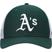 Oakland Athletics MLB Green/White Athletics Primary Logo Trucker Snapback Hat