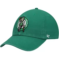 NBA Kelly Boston Celtics Logo Clean Up Adjustable Hat