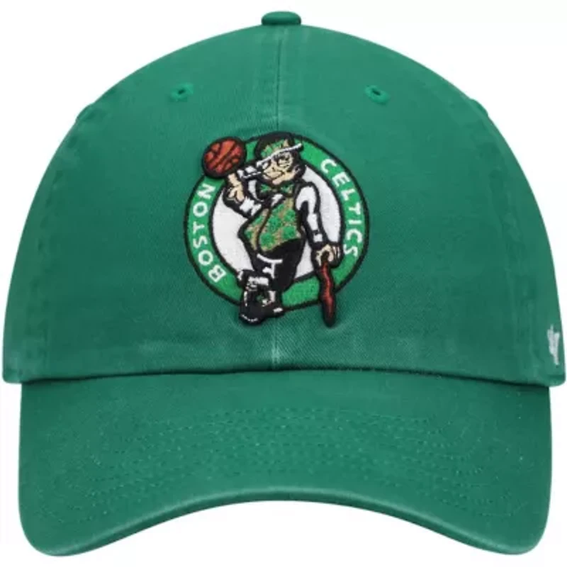 NBA Kelly Boston Celtics Logo Clean Up Adjustable Hat