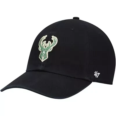 NBA Milwaukee Bucks Logo Clean Up Adjustable Hat