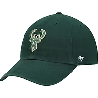 NBA Hunter Milwaukee Bucks Logo Clean Up Adjustable Hat
