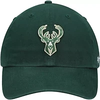 NBA Hunter Milwaukee Bucks Logo Clean Up Adjustable Hat