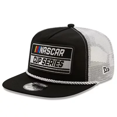 NASCAR Black/White Golfer Snapback Adjustable Hat